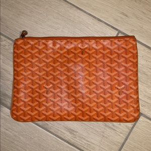 GOYARD Goyardine Senat Pochette MM Orange